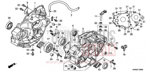 CARTER MOTEUR CRF250RC de 2012
